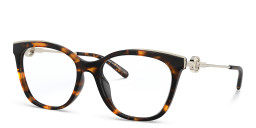 Shop Michael Kors Rome Square Eyeglasses in Tortoise online.
