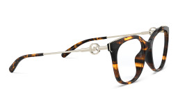 Michael Kors Rome Square Eyeglasses in Tortoise – Product Photo 4