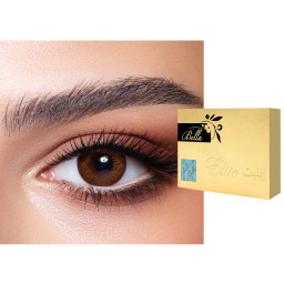 Shop Bella ELITE Monthly Color Contact Lenses - Cinnamon Brown in Cinnamon Brown online.