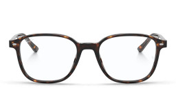 Ray-Ban Leonard Optics Unisex Square Eyeglasses in Havana – Product Photo 1