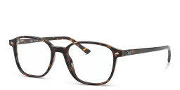 Ray-Ban Leonard Optics Unisex Square Eyeglasses in Havana – Product Photo 2
