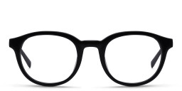 EYE'M Round Eyeglasses in Black – Product Photo 3