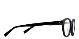 EYE'M Round Eyeglasses in Black – Product Photo 4