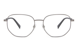 EYE'M Irregular Eyeglasses in Gunmetal – Product Photo 1