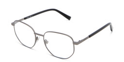 EYE'M Irregular Eyeglasses in Gunmetal – Product Photo 3