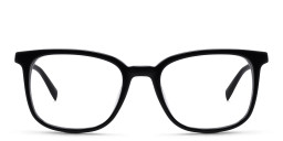 EYE'M Square Eyeglasses in Black – Product Photo 1