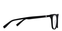 EYE'M Square Eyeglasses in Black – Product Photo 4