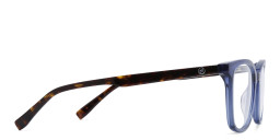 EYE'M Square Eyeglasses in Blue – Product Photo 4