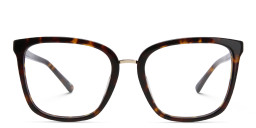 EYE'M Square Eyeglasses in Havana – Product Photo 1