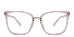 EYE'M Square Eyeglasses in Nude – Product Photo 4