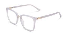 EYE'M Square Eyeglasses in Purple – Product Photo 3