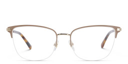EYE'M Half Rim Cat Eye Eyeglasses in Nude – Product Photo 1