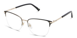 EYE'M Half Rim Cat Eye Eyeglasses in Black – Product Photo 3