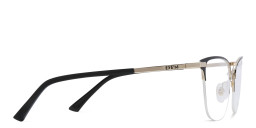 EYE'M Half Rim Cat Eye Eyeglasses in Black – Product Photo 4