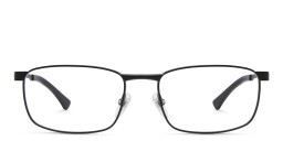 EYE'M Rectangle Eyeglasses in Black – Product Photo 1
