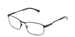 EYE'M Rectangle Eyeglasses in Black – Product Photo 3