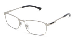 EYE'M Rectangle Eyeglasses in Silver – Product Photo 3