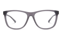 EYE'M Wide Square Eyeglasses in Grey – Product Photo 4