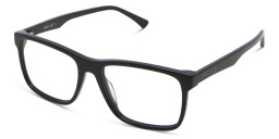 EYE'M Rectangle Eyeglasses in Shiny Black – Product Photo 3