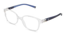 EYE'M Kids Rectangle Eyeglasses in Clear – Product Photo 2