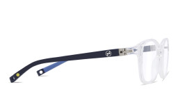 EYE'M Kids Rectangle Eyeglasses in Clear – Product Photo 3