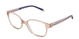 EYE'M Kids Rectangle Eyeglasses in Nude – Product Photo 2