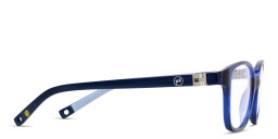 EYE'M Kids Rectangle Eyeglasses in Dark Blue – Product Photo 3