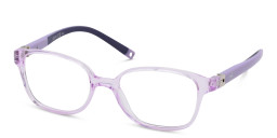 EYE'M Kids Rectangle Eyeglasses in Purple – Product Photo 2