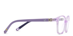 EYE'M Kids Rectangle Eyeglasses in Purple – Product Photo 3