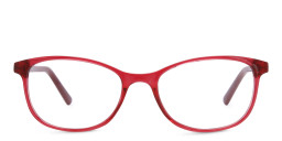 EYE'M Kids Cat Eye Eyeglasses in Red – Product Photo 2