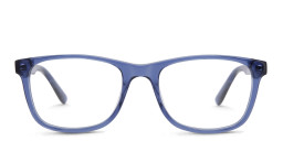 EYE'M Kids Rectangle Eyeglasses in Blue – Product Photo 1
