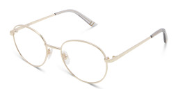 EYE'M Kids Round Eyeglasses in Gold – Product Photo 2