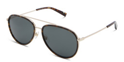 Shop EYE'M Unisex Aviator Sunglasses in Havana online.