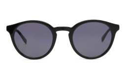 Shop EYE'M Round Sunglasses in Black online.