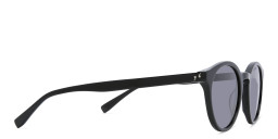 Shop EYE'M Round Sunglasses in Black online.