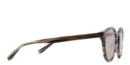 Shop EYE'M Round Sunglasses in Brown online.