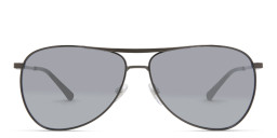 EYE'M Wide Aviator Sunglasses in Gunmetal – Product Photo 1