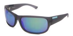 EYE'M Wide Rectangle Sunglasses in Grey – Product Photo 3