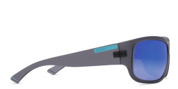 EYE'M Wide Rectangle Sunglasses in Grey – Product Photo 4