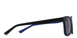 EYE'M Kids Square Sunglasses in Black & Blue – Product Photo 3