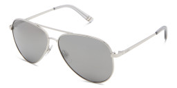 Shop EYE'M Kids Aviator Sunglasses in Silver online.