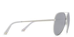 Shop EYE'M Kids Aviator Sunglasses in Silver online.