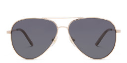 Shop EYE'M Kids Aviator Sunglasses in Gold online.
