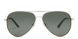 Shop EYE'M Kids Aviator Sunglasses in Gold online.
