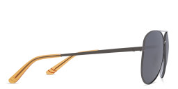 Shop EYE'M Kids Aviator Sunglasses in Gunmetal online.