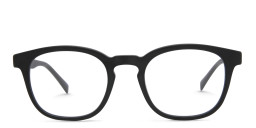 EYE'M Square Eyeglasses in Black – Product Photo 1