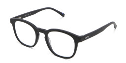 EYE'M Square Eyeglasses in Black – Product Photo 3