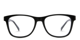Shop EYE'M Square Eyeglasses in Black online.