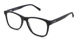 Shop EYE'M Square Eyeglasses in Black online.