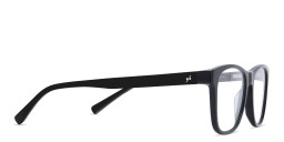 Shop EYE'M Square Eyeglasses in Black online.